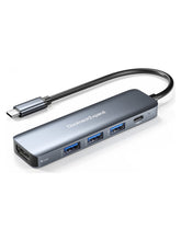 Dockteckexpand 5 in 1 USB-C Multiport Adapter with 4K HDMI - Dockteck